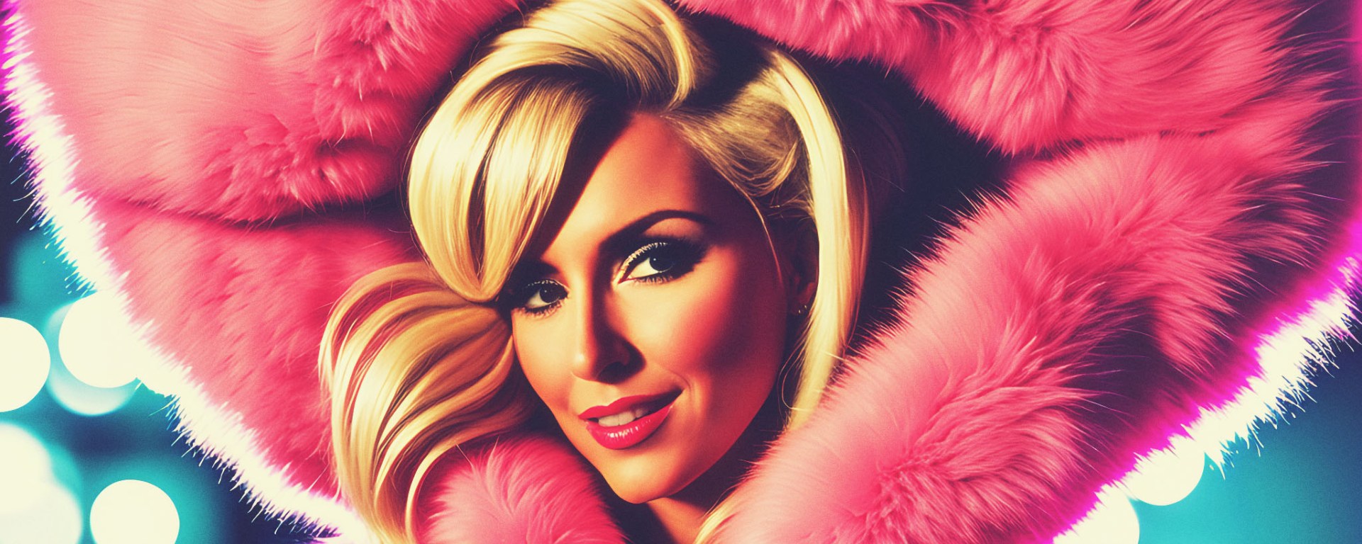 Stable Diffusion Render of Jessica Nigri in a Fur Coat