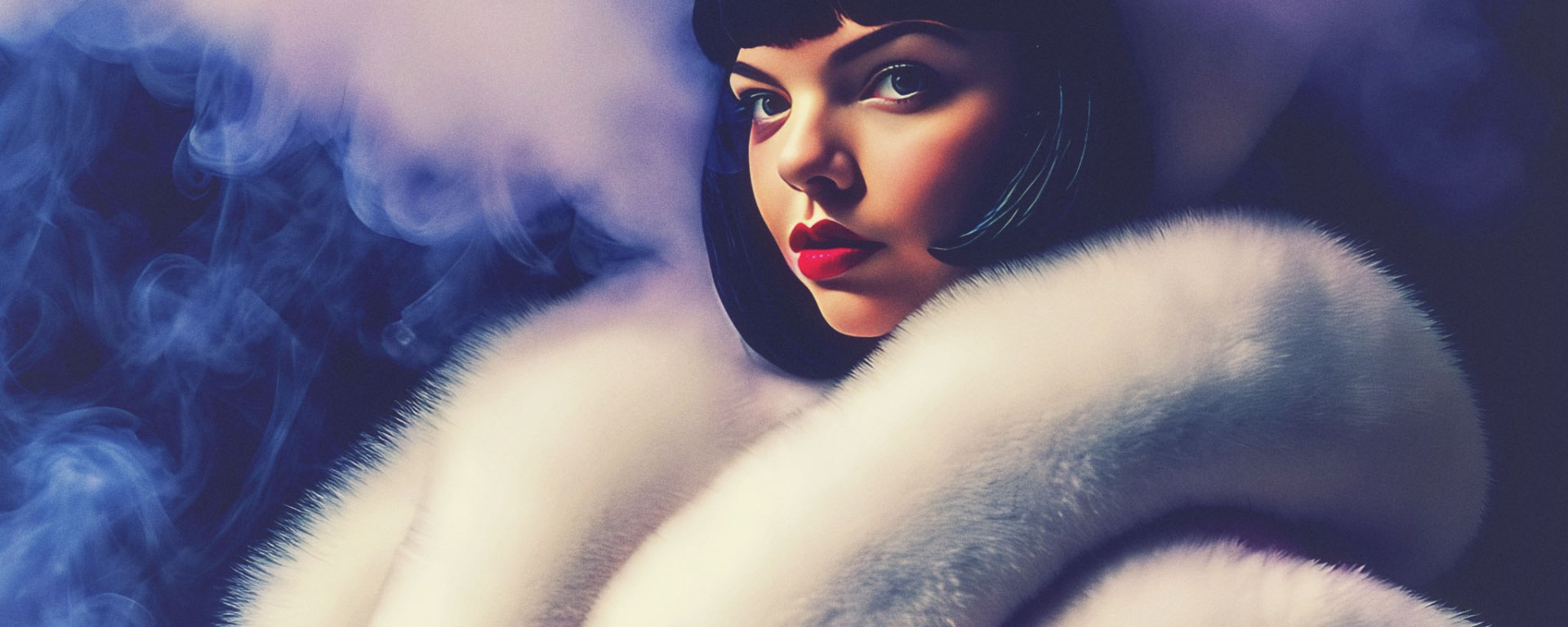 Stable Diffusion Render of Anya Taylor-Joy in a Fur Coat