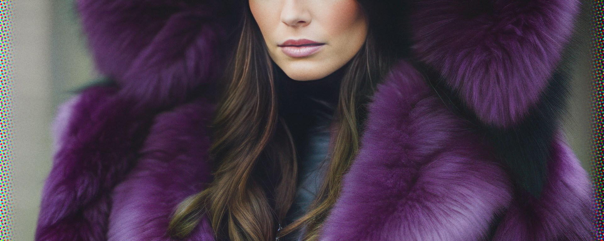 Stable Diffusion Render of Olivia Wilde in a Fur Coat